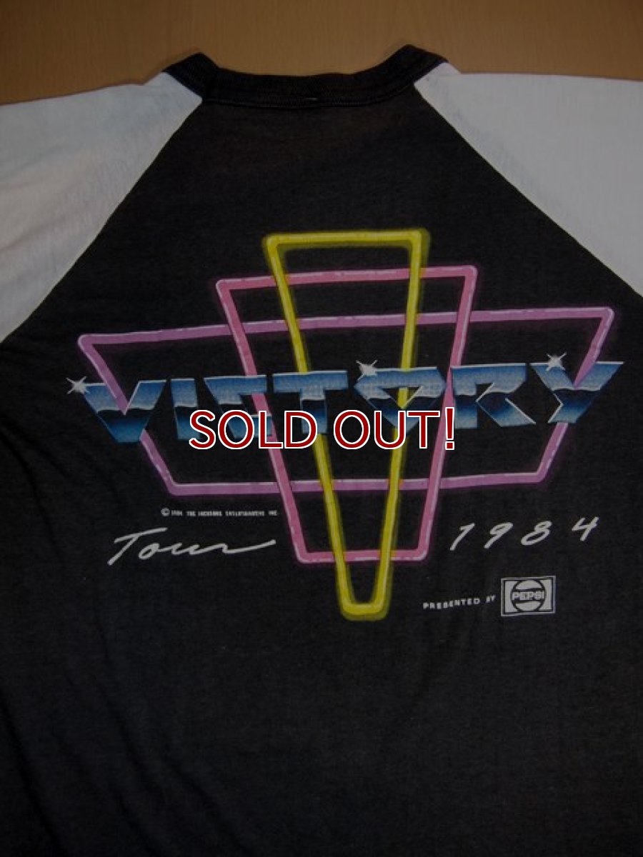 画像4:  1980s〝マイケルジャクソン〟84年VICTORYツアーTシャツ (4)