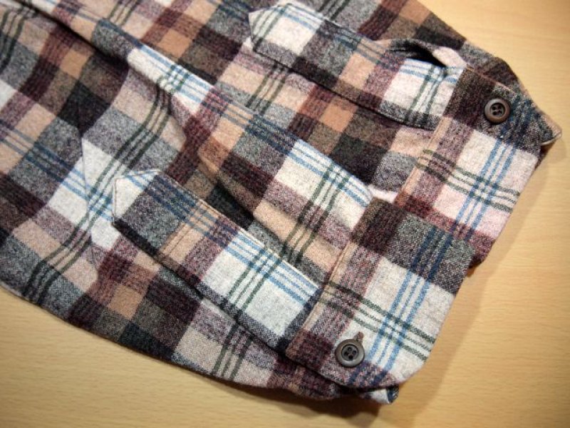 画像1: 1970s【PENDLETON】ウールシャツ