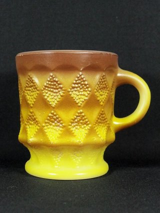70s‐80sFireKing(ファイヤーキング)キンバリーマグ・アンバー - 古着屋