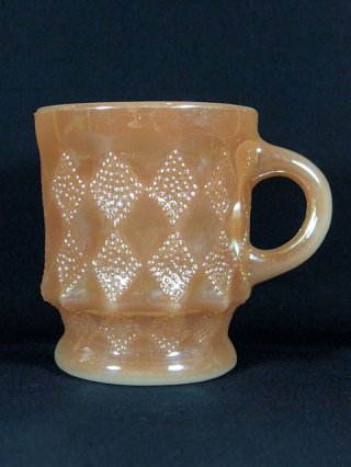 70s‐80sFireKing(ファイヤーキング)キンバリーマグ・アンバー - 古着屋