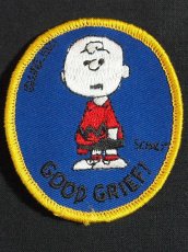 画像1: デッドストック!!1970s【Charlie Brown】ワッペン (1)
