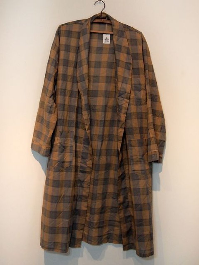 画像1: 1960s【TOWNCRAFT】チェックガウン