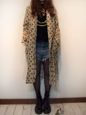 画像1: 1960s【CresentRobes】総柄コットンガウン (1)