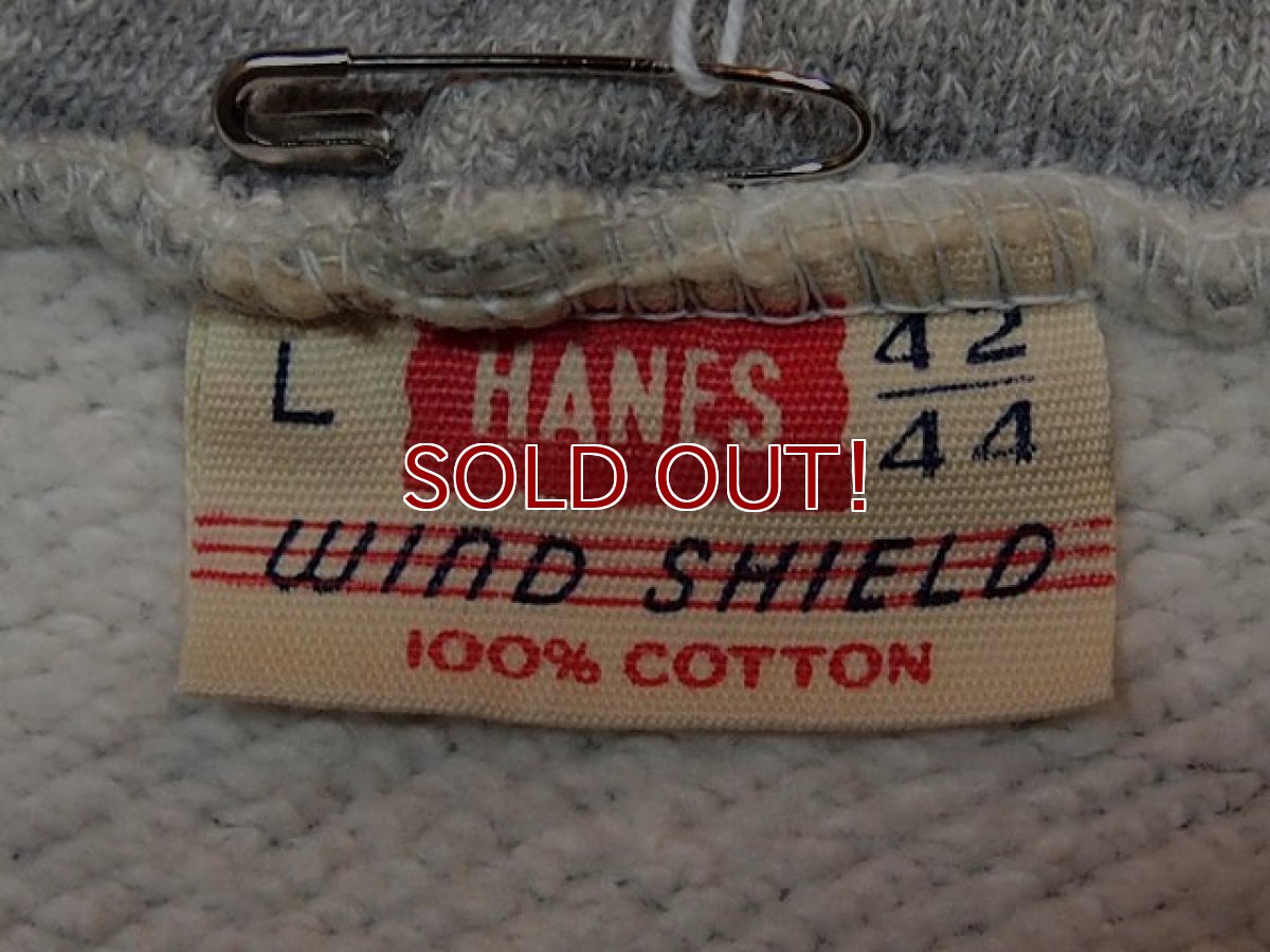 画像3: 1960s【HANES】WIND SHIELDスウェットパーカー (3)