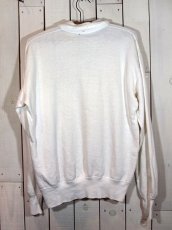 画像2: SALE!! 1950sハーフZIP染込みプリントスウェット (2)