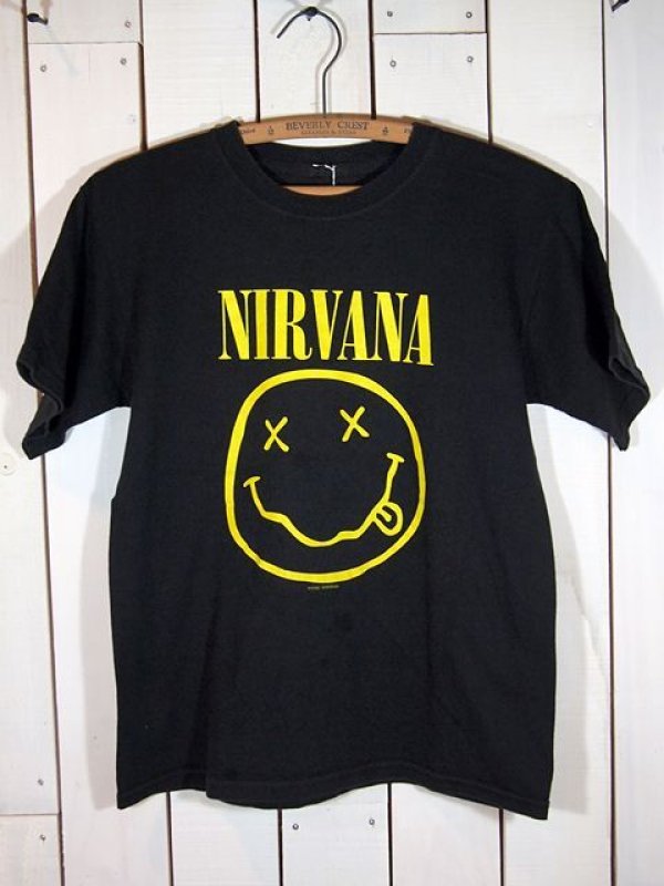NIRVANA Tシャツ 1992年製 92年製【NIRVANA】ロックTシャツ - 古着屋HamburgCafe