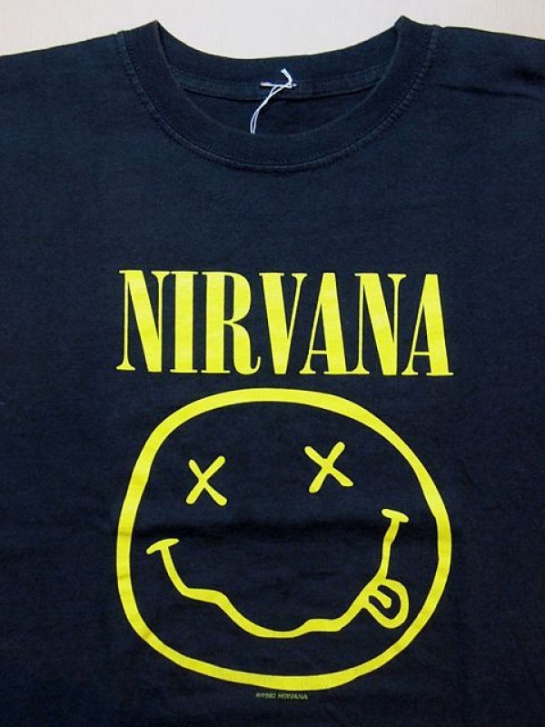92年製【NIRVANA】ロックTシャツ - 古着屋HamburgCafe