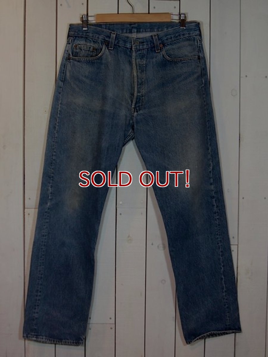 画像1: 1980s【LEVI'S】501黒カン　w36 (1)