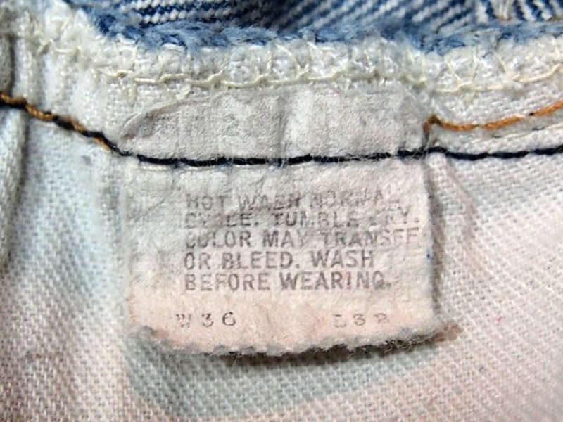 画像1: 1980s【LEVI'S】501黒カン w36