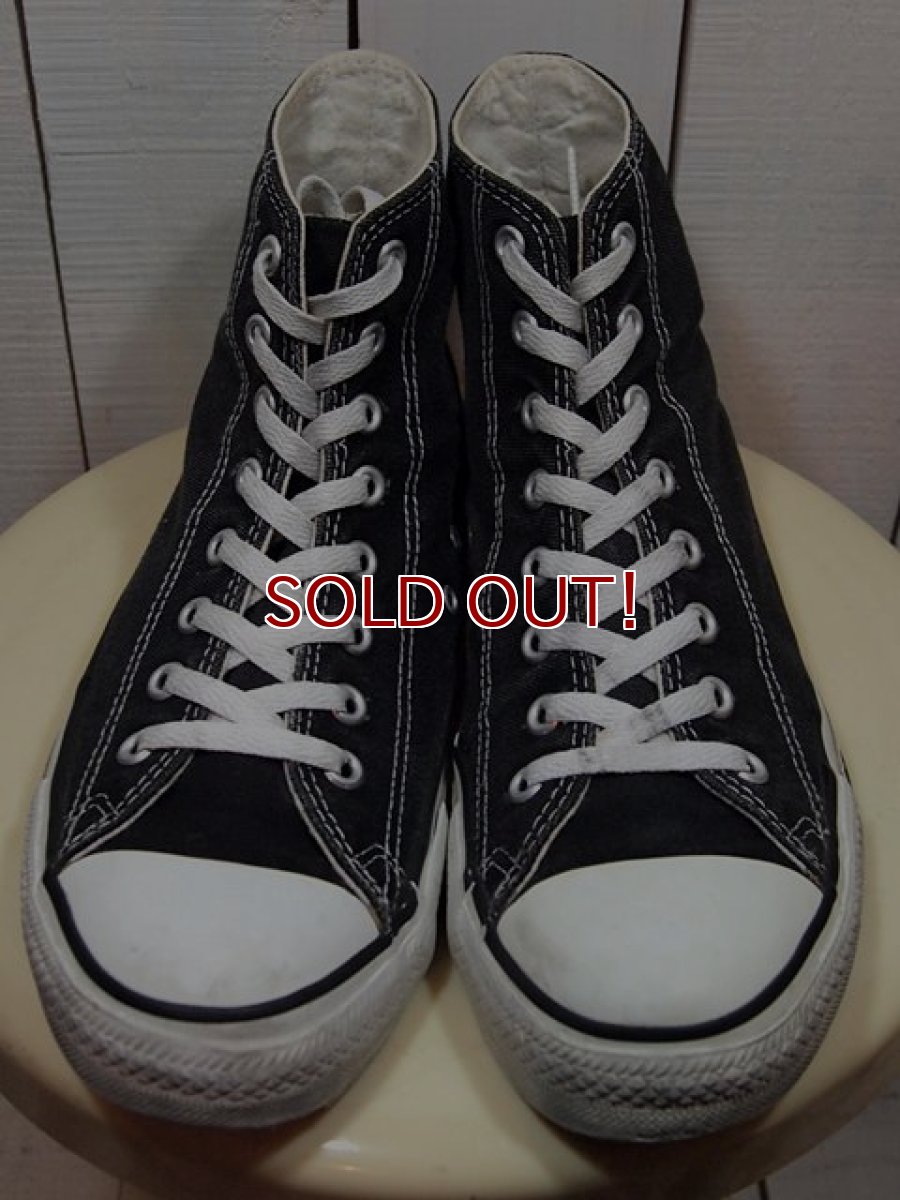 画像2: 1990sUSA製【CONVERSE ALLSTAR】ブラックHi　9 1/2 (2)