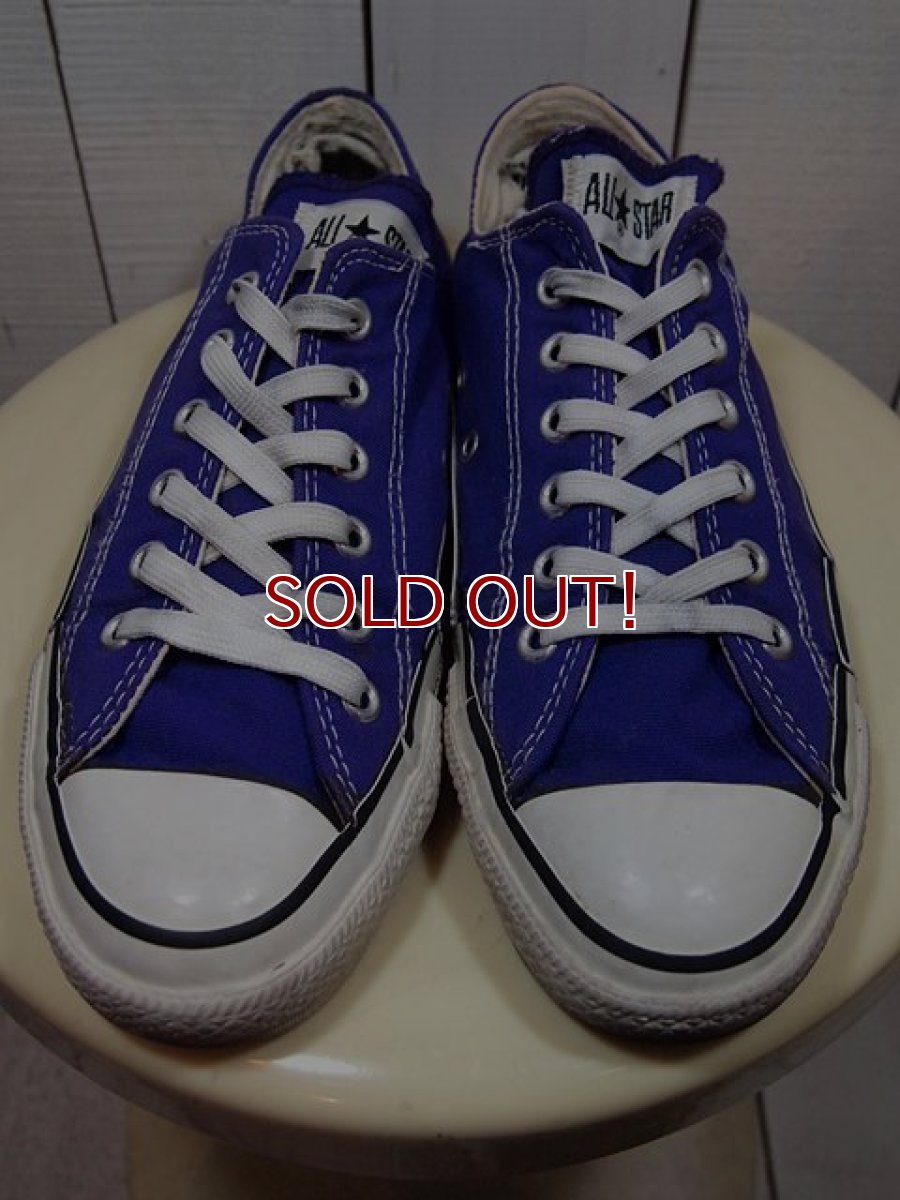 画像2: 1980s【CONVERSE ALLSTAR】パープルLo　7 1/2 (2)