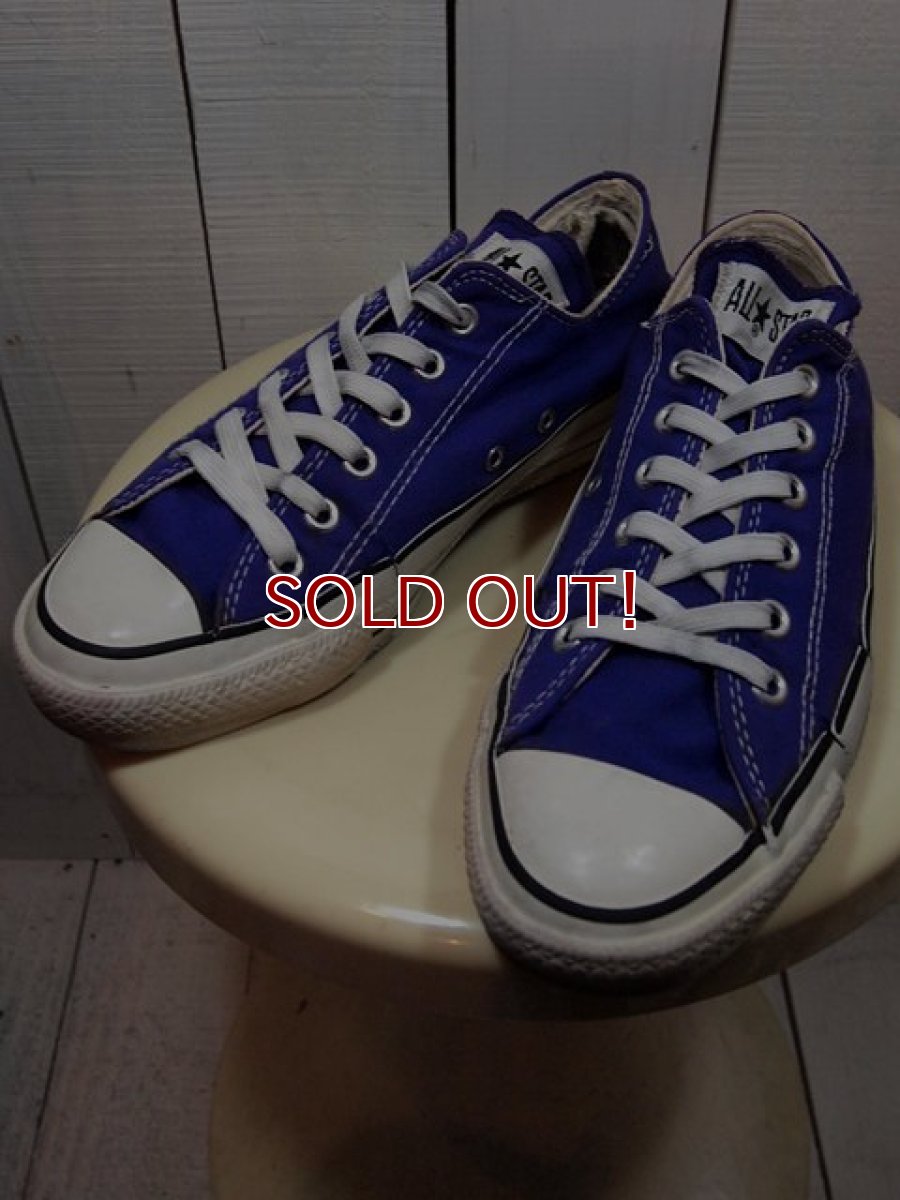 画像1: 1980s【CONVERSE ALLSTAR】パープルLo　7 1/2 (1)