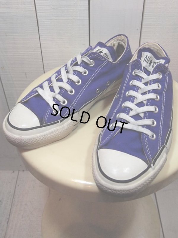 画像1: 1980s【CONVERSE ALLSTAR】パープルLo　7 1/2