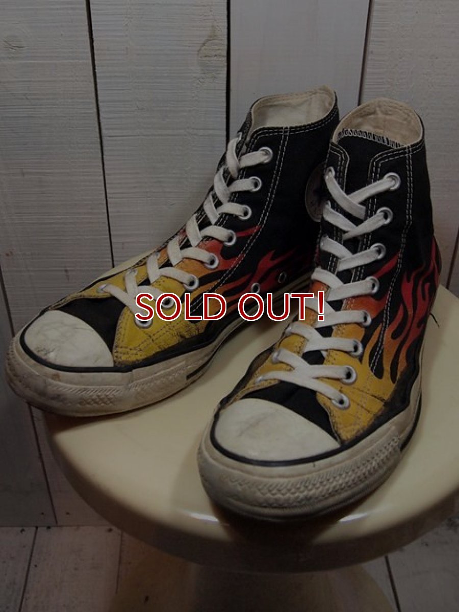 画像1: 【CONVERSE ALLSTAR】ファイヤーパターンHi　10 (1)