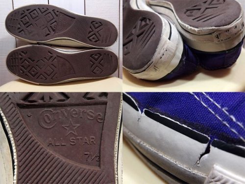 詳細画像1: 1980s【CONVERSE ALLSTAR】パープルLo　7 1/2