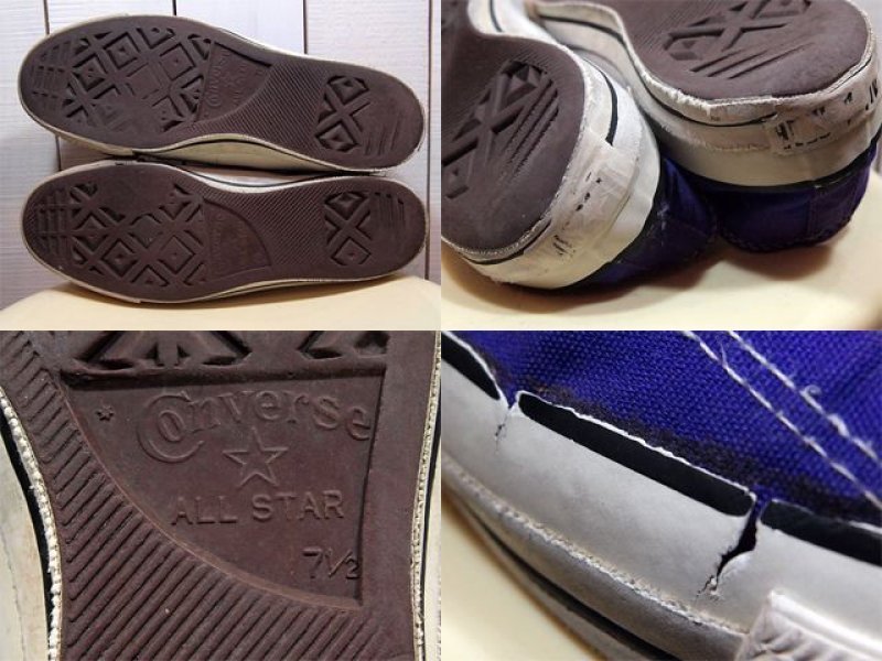 画像1: 1980s【CONVERSE ALLSTAR】パープルLo 7 1/2