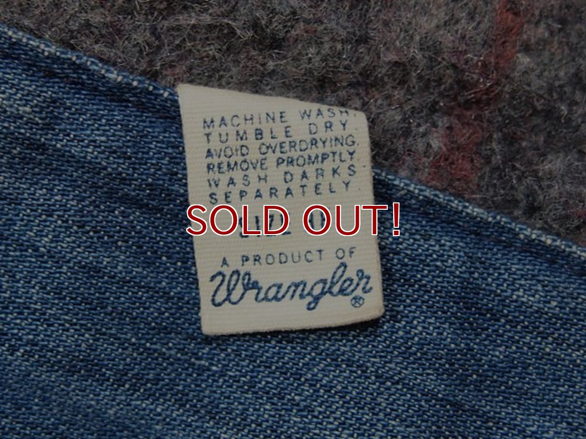 画像3: 1970ｓ【WRANGLER】ブランケット付デニムカバーオール (3)