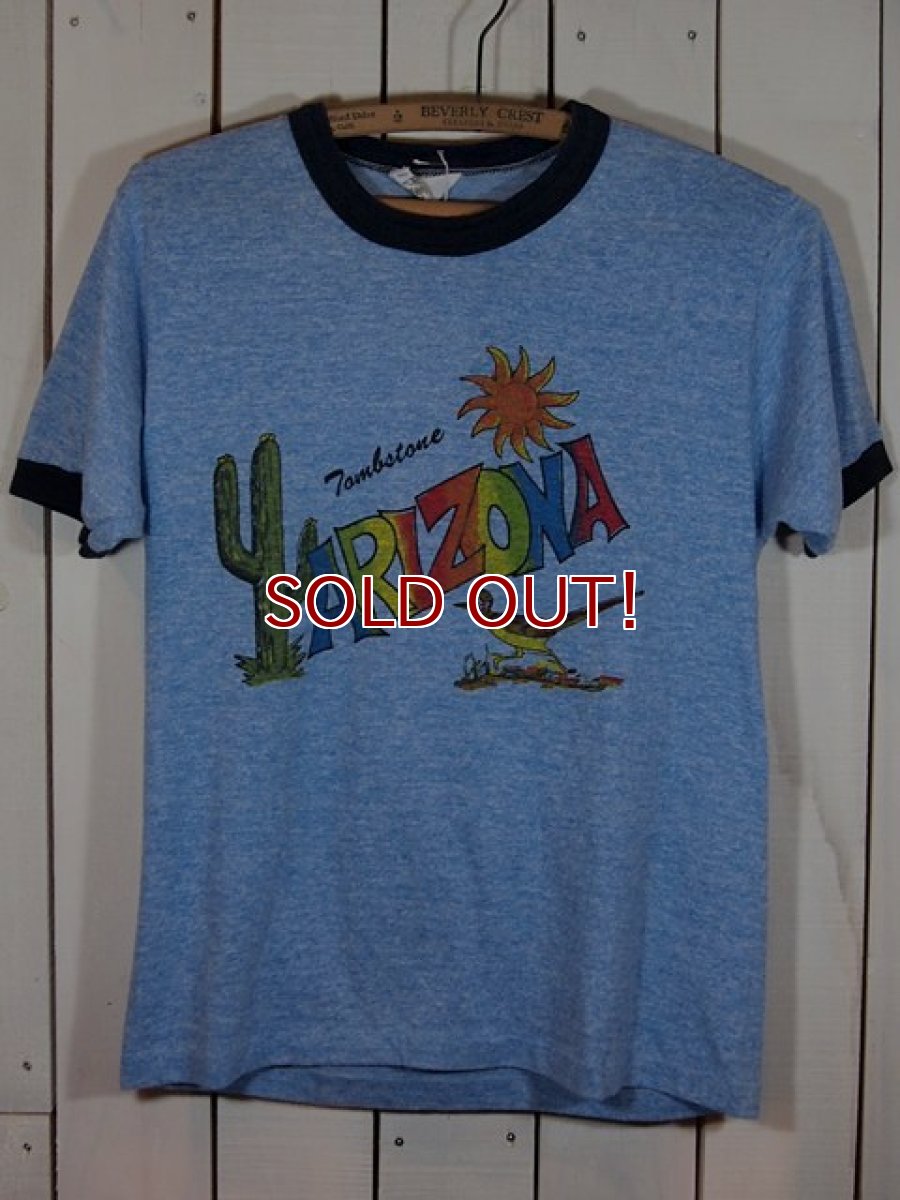 画像2: 1980sアリゾナ杢リンガーTシャツ (2)