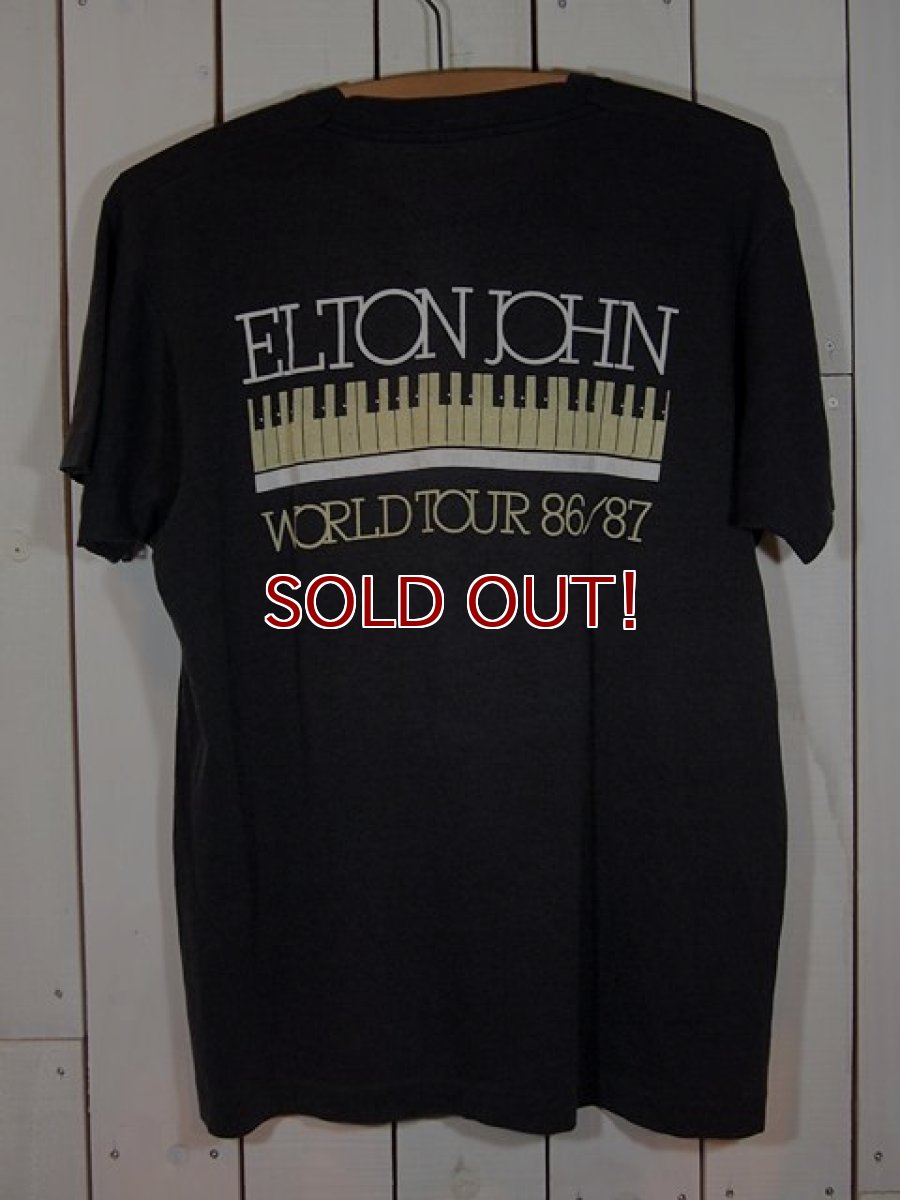 画像3: 1980s?ELTON JOHN?86/87年ツアーTシャツ (3)