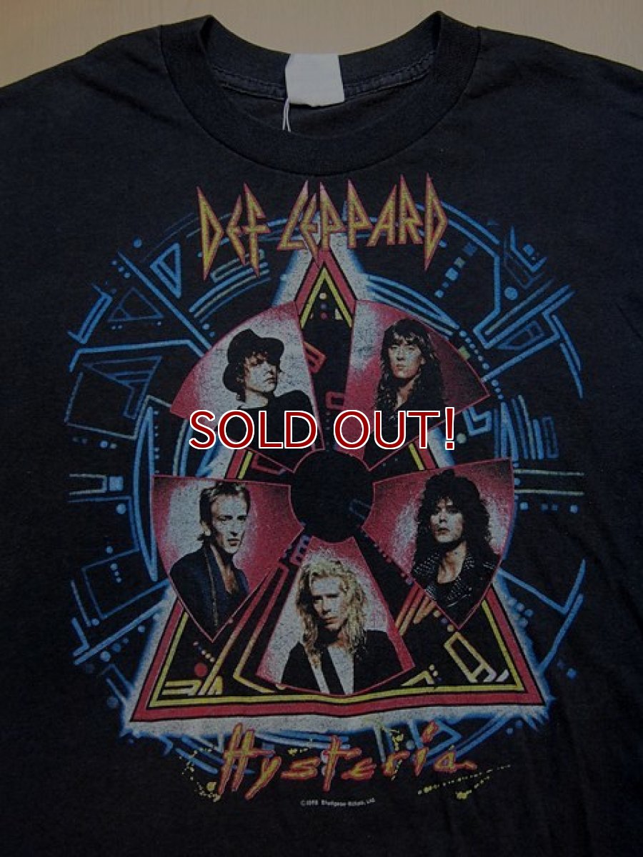 画像3: 1980s〝Def Leppard〟HysteriaバンドTシャツ (3)