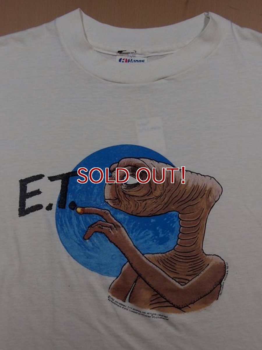 画像1: 1980s?E.T.?映画Tシャツ (1)
