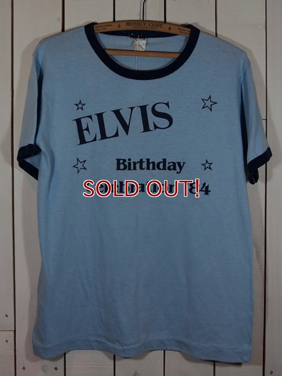 画像2: 1980s?ELVIS BIRTHDAY CELEBRATION 84?リンガーTシャツ (2)