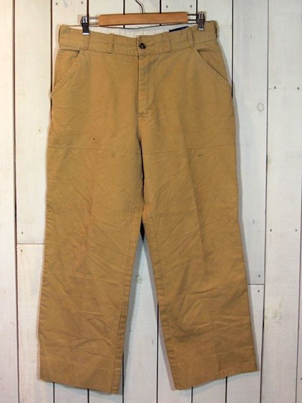 パタゴニアPatagonia白タグ70sダッグ地カバーオールMサイズ 1970s【Patagonia】白タグ ダブルニーパンツ - 古着屋HamburgCafe