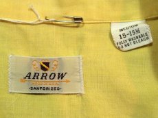 画像3: SALE!! 1960s【ARROW】総柄切替コットンシャツ (3)