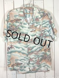 SALE!! 1960s【SPORTS WEAR】和柄レーヨンアロハシャツ
