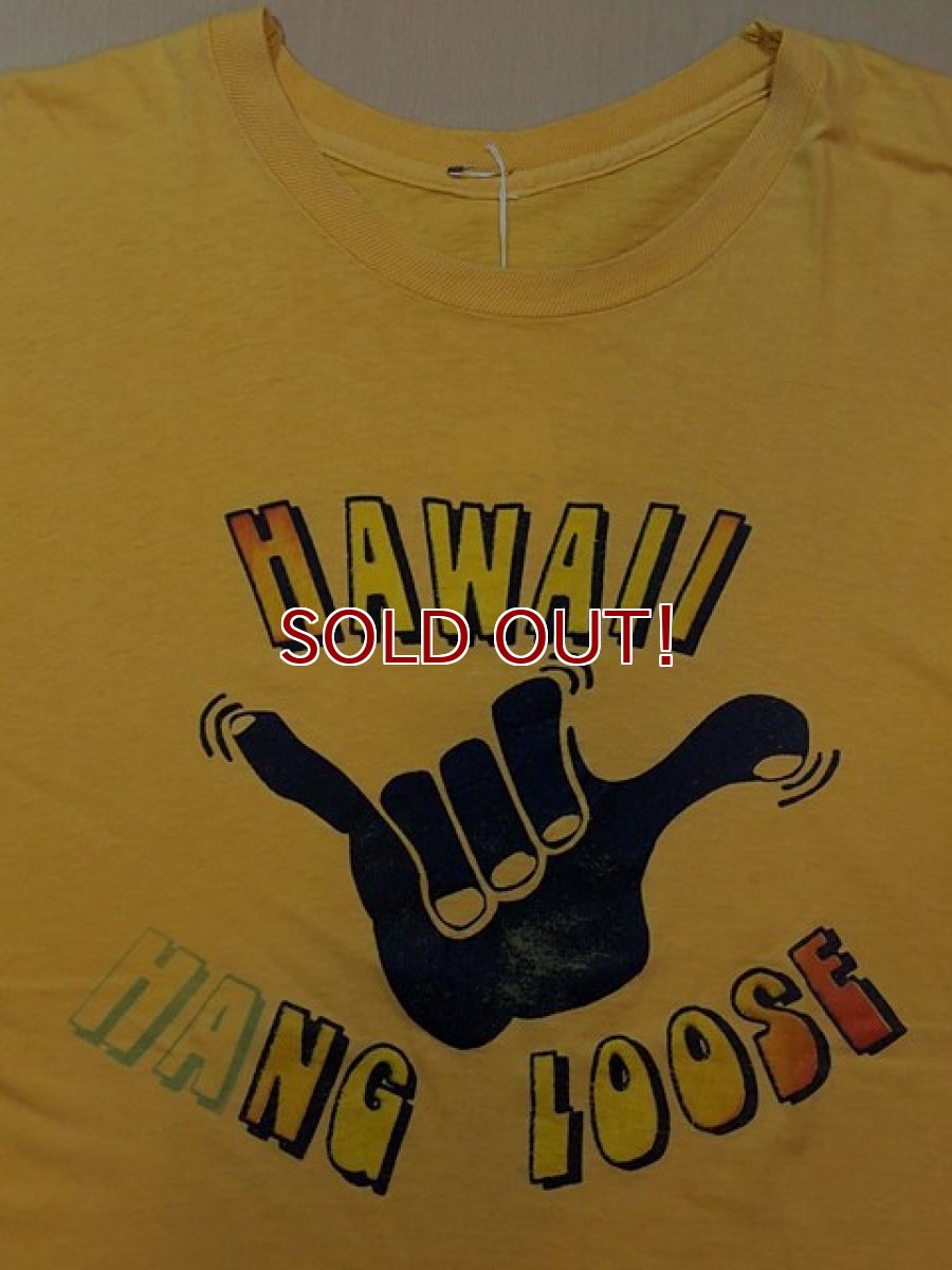 画像1: 1970sHAWAIIハングルーズTシャツ (1)