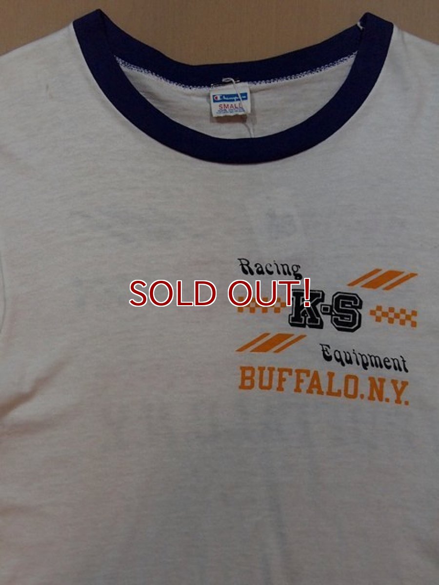 画像1: 1970s【Champion】?バータグ?リンガーTシャツ (1)