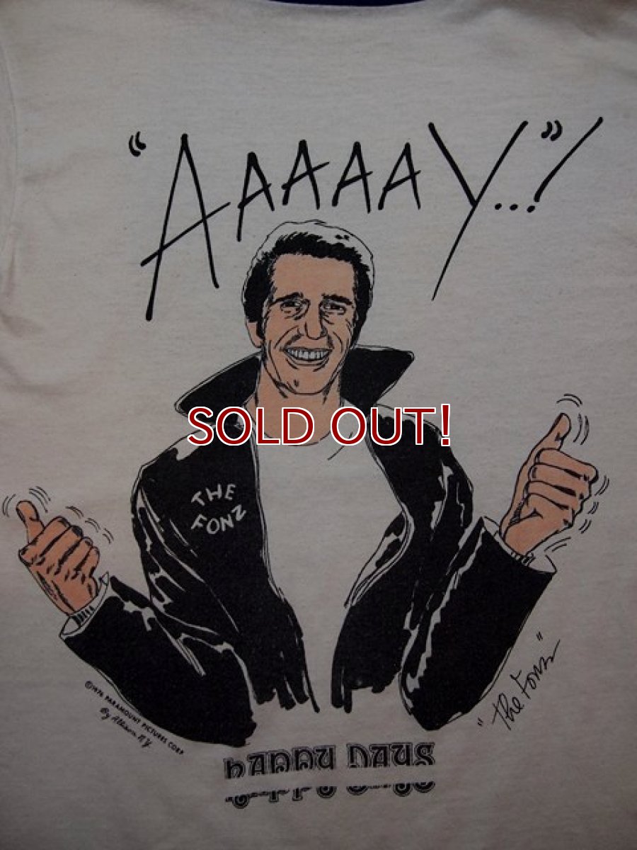 画像5: 1970sTVドラマ「HAPPY DAYS」リンガーTシャツ (5)