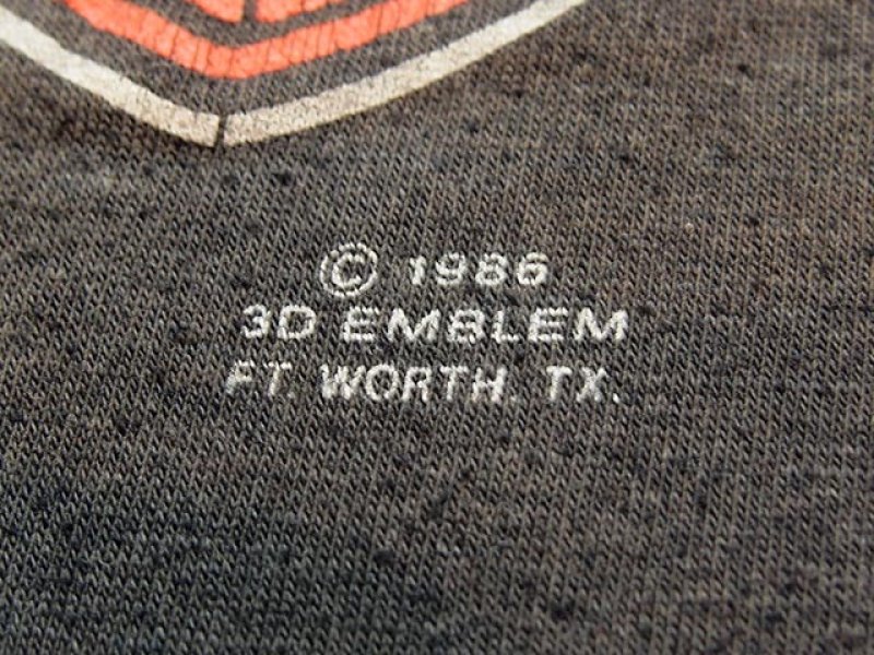 画像1: 1980s豚ハーレーTシャツ