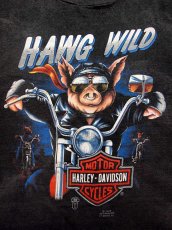 画像5: 1980s豚ハーレーTシャツ (5)