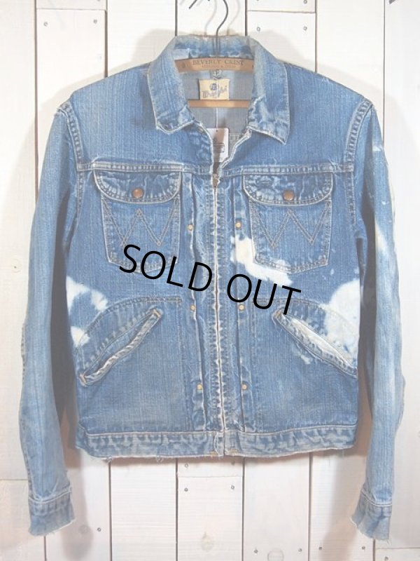 画像1: 1960s【Wrangler】縦ベル24MJZデニムジャケット　Size36