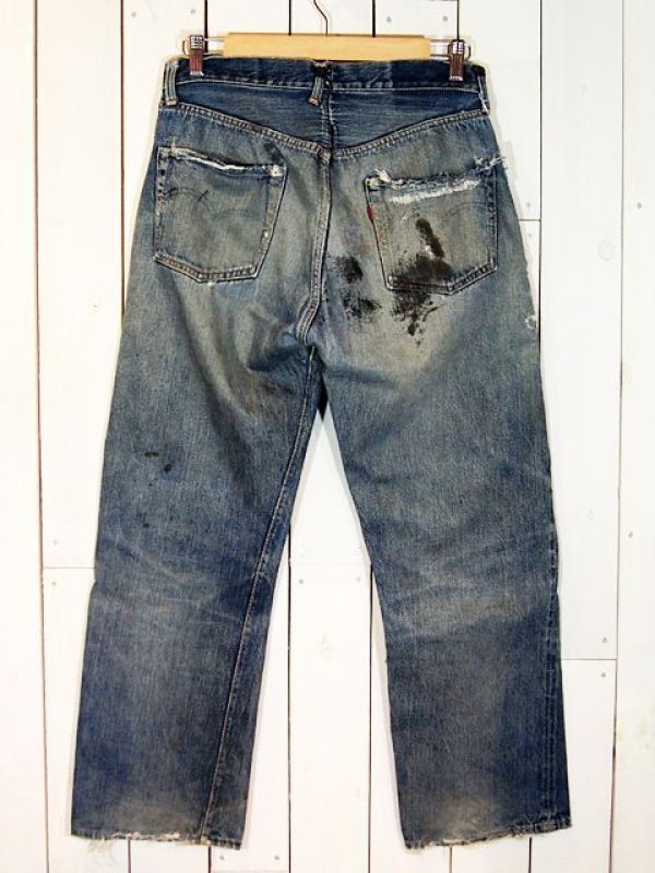 1950s【LEVI'S】501XXギャラ入り紙パッチ - 古着屋HamburgCafe