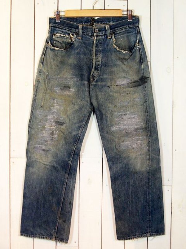 1950s【LEVI'S】501XXギャラ入り紙パッチ - 古着屋HamburgCafe