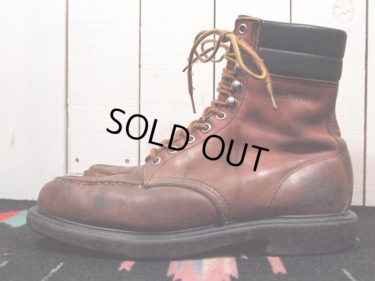 画像3: 88年製【REDWING】404スーパーソールワークブーツ　9D (3)