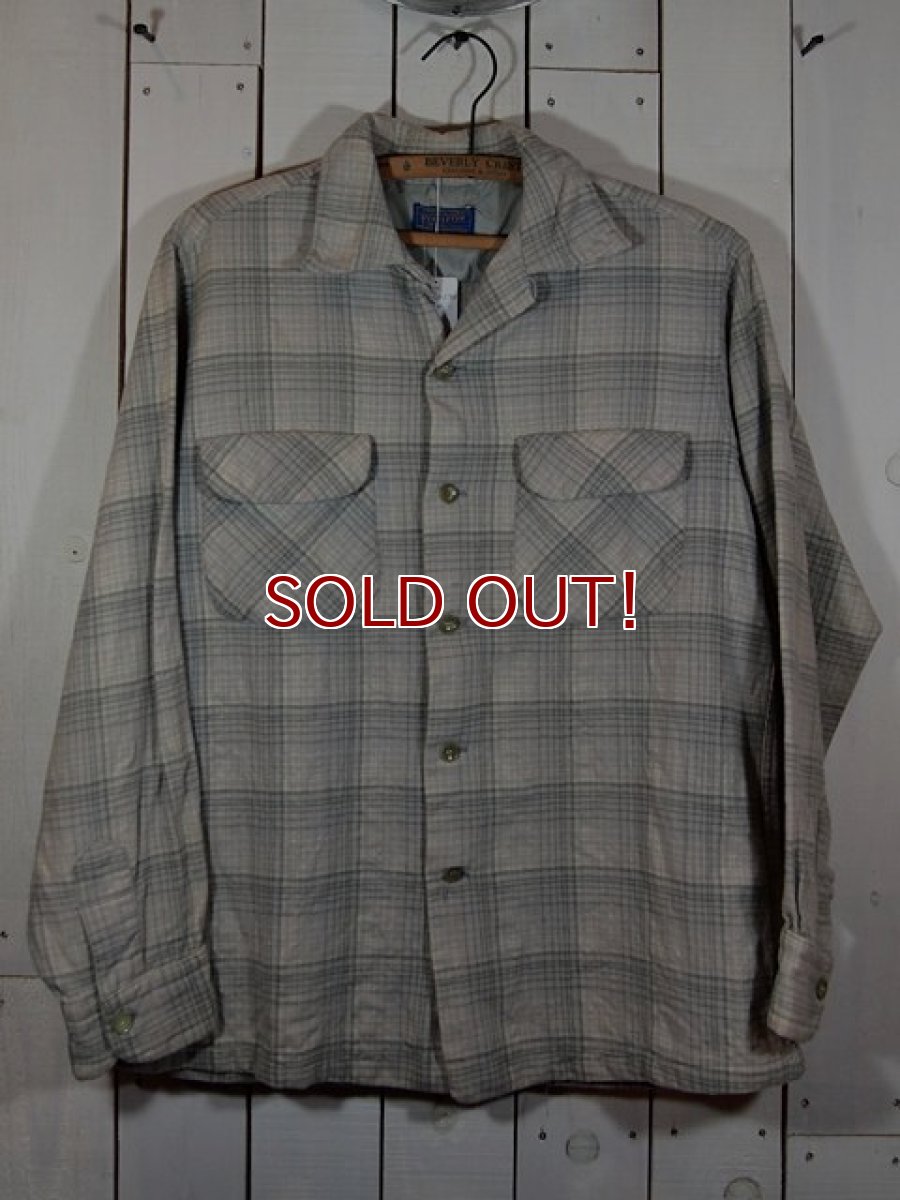 画像1: 1950s【PENDLETON】ウールシャツ (1)