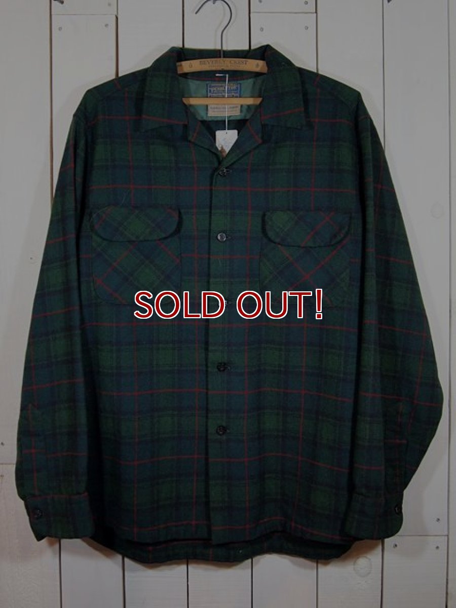 画像1: 1950s【PENDLETON】ウールシャツ (1)