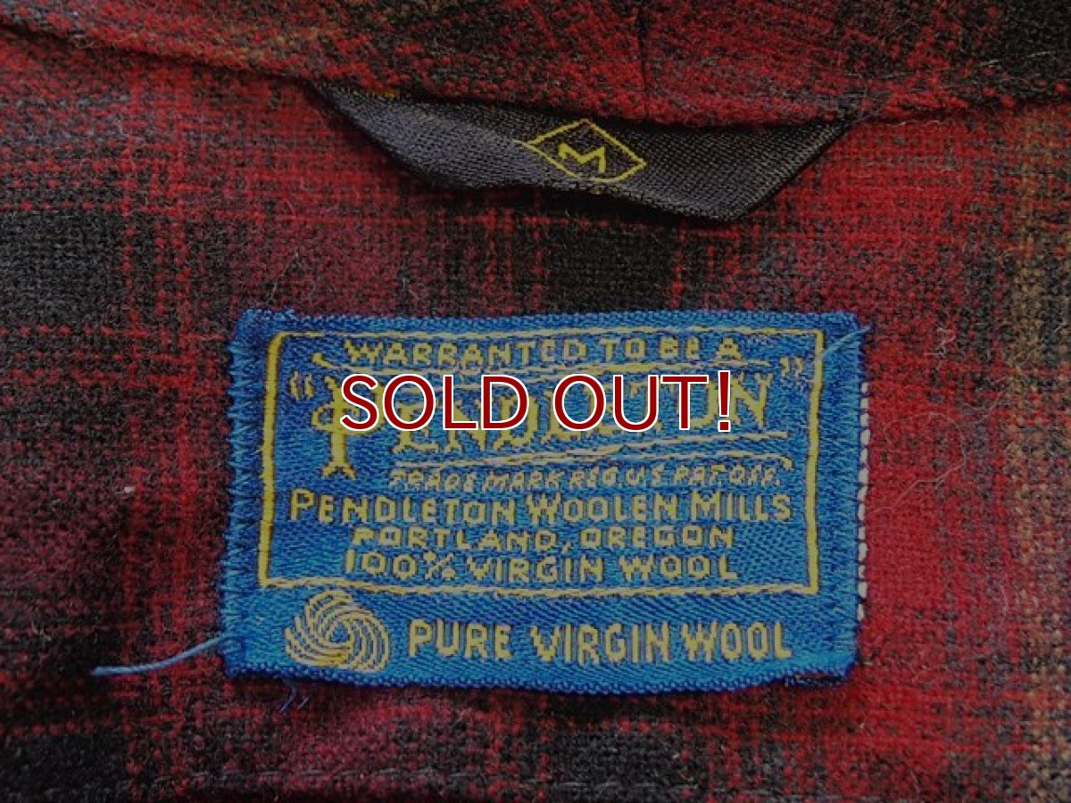 画像5: 1960s【PENDLETON】オンブレーチェックウールガウン (5)