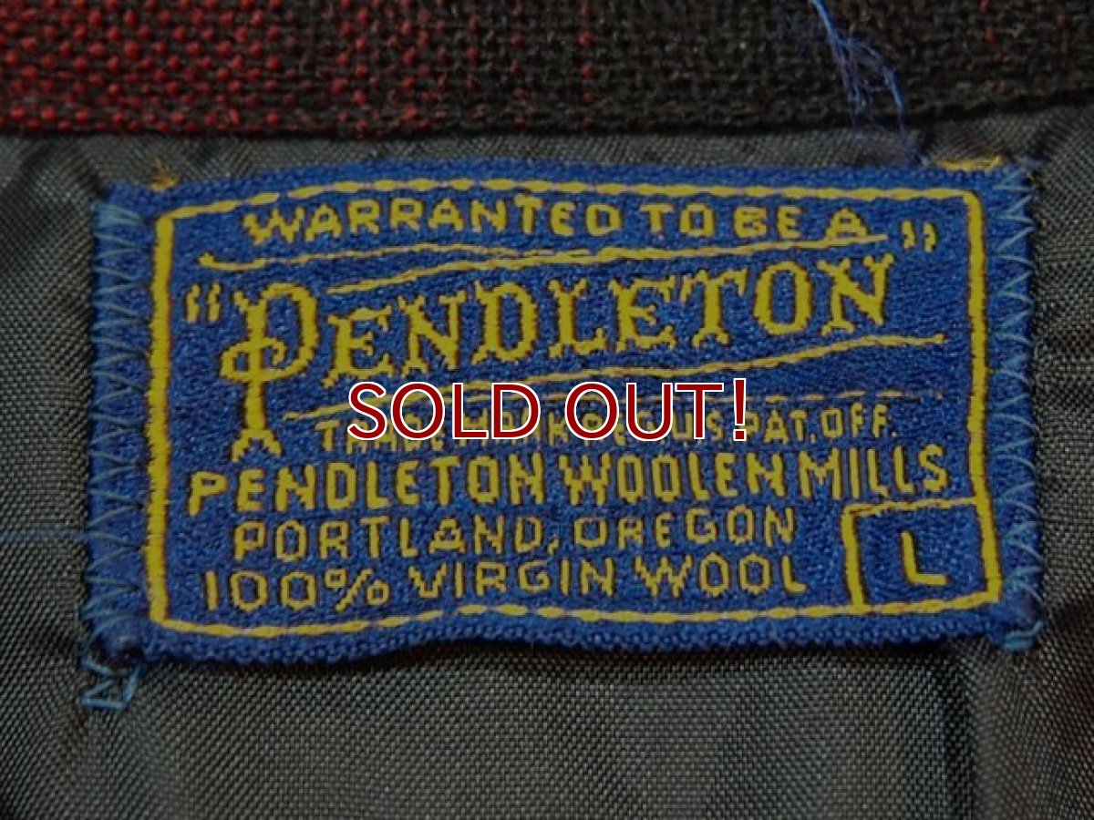 画像3: 1950s【PENDLETON】オンブレーチェックウールシャツ (3)