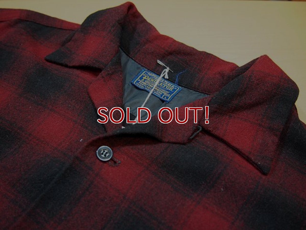 画像5: 1950s【PENDLETON】オンブレーチェックウールシャツ (5)