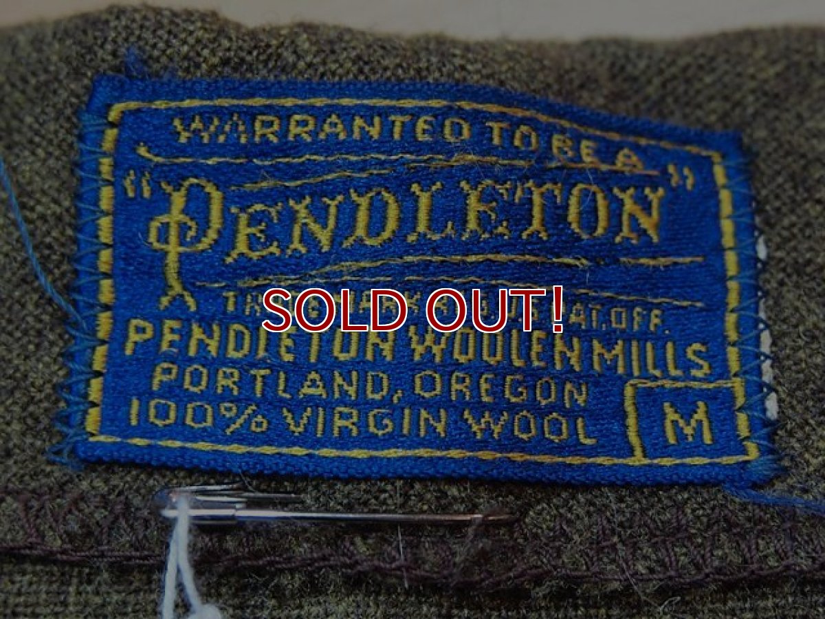 画像3: 1950s【PENDLETON】レースアップウールシャツ (3)