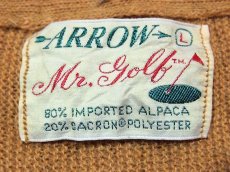画像3: 1960s【ARROW】アルパカVネックニットセーター (3)