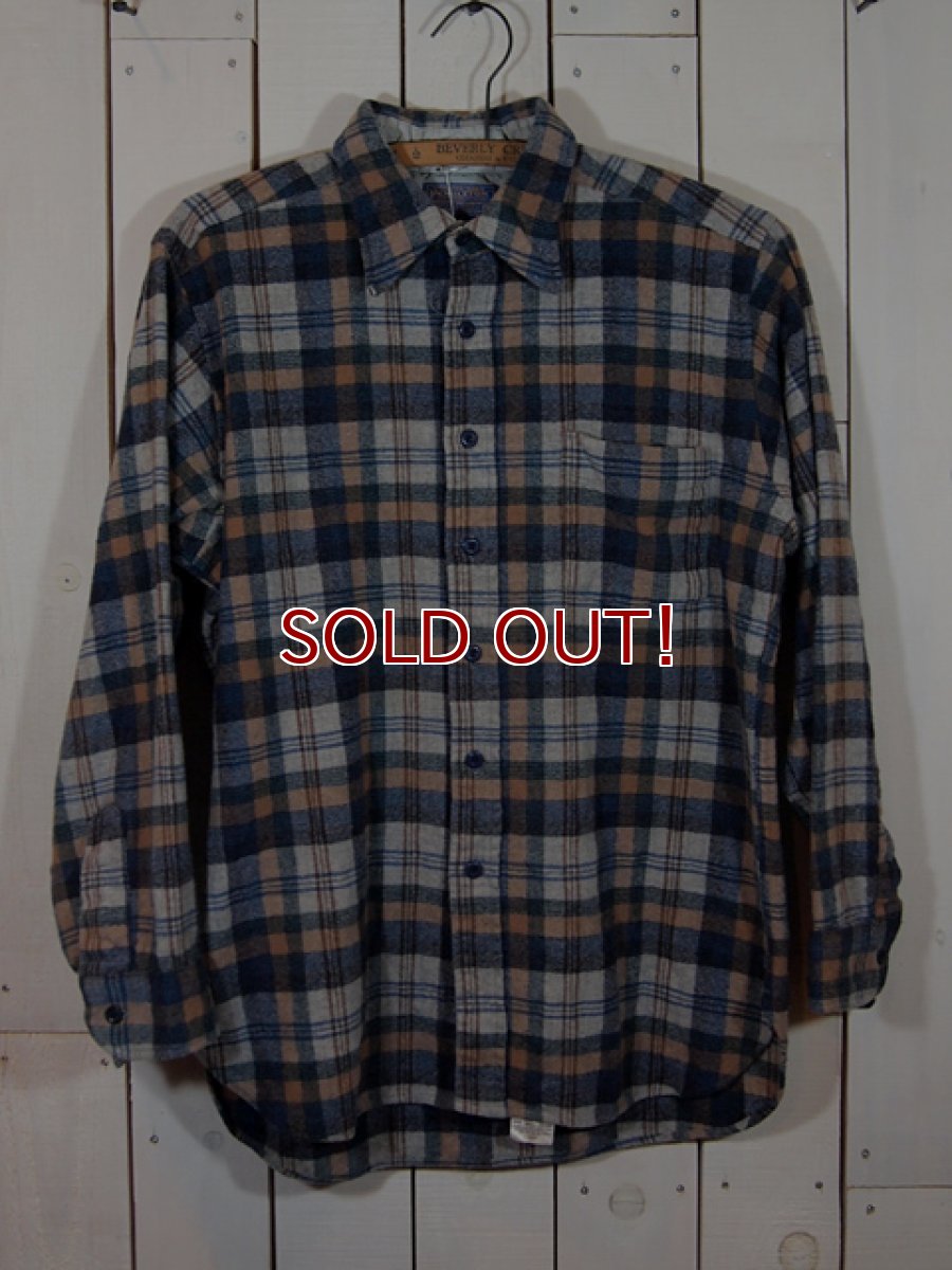 画像1: 1970s【PENDLETON】ウールシャツ (1)
