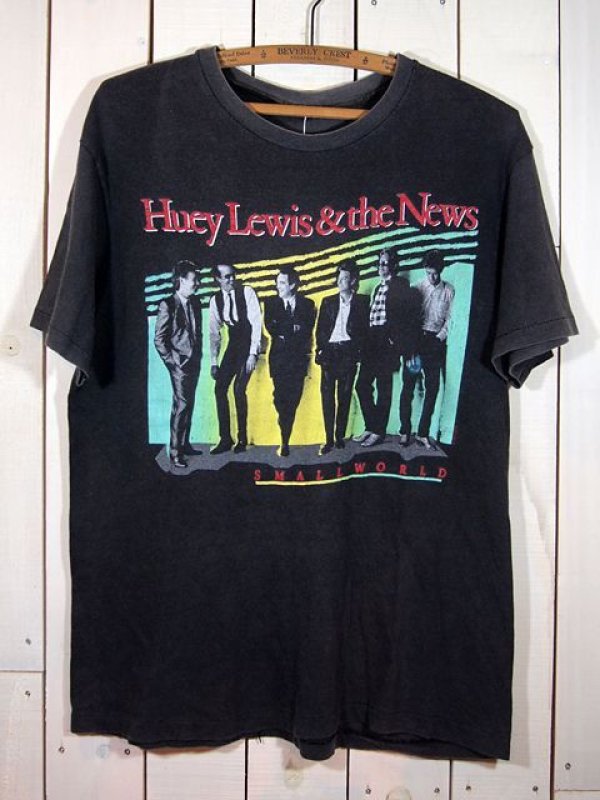 1980s【Huey Lewis & The News】バンドTシャツ - 古着屋HamburgCafe