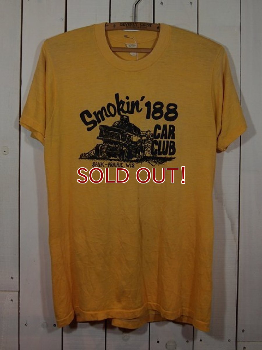 画像1: 1980s【CAR CLUB】Tシャツ (1)
