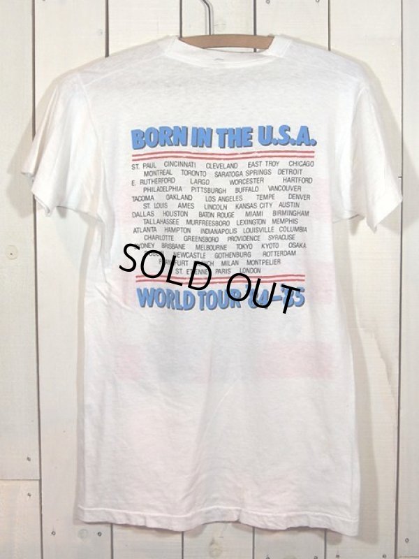 画像3:  1980s【ブルーススプリングスティーン】ツアーTシャツ〝BORN IN THE USA〟
