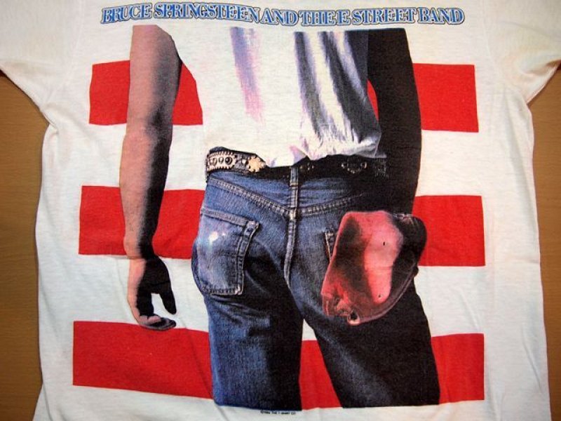 画像1: 1980s【ブルーススプリングスティーン】ツアーTシャツ〝BORN IN THE USA〟